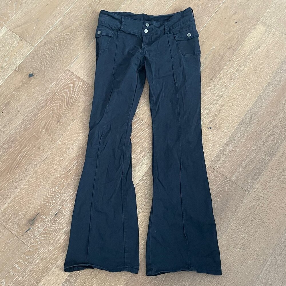 Brandy Melville Black Flared Pants